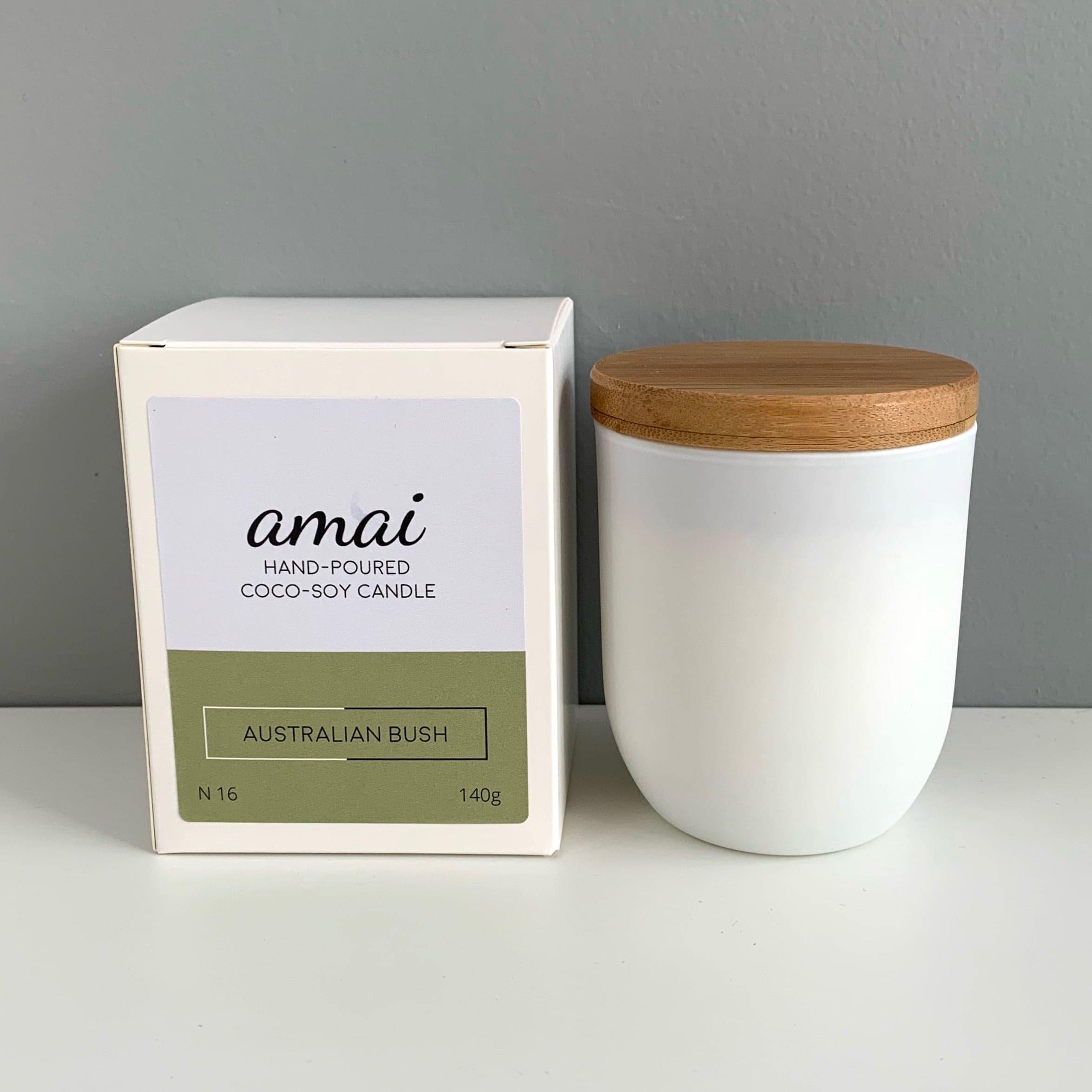 Australian Bush | Small White Glass Candle
